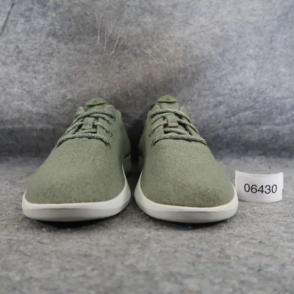 Allbirds Shoes Mens 9 Sneaker Lifestyle Wool Runner Trainer Green Casual Comfort